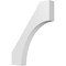 Ekena Millwork 3 1/2-in. W x 22-in. D x 28-in. H Westlake Architectural Grade PVC Knee Brace BRCP035X22X28WTL - alternate 1